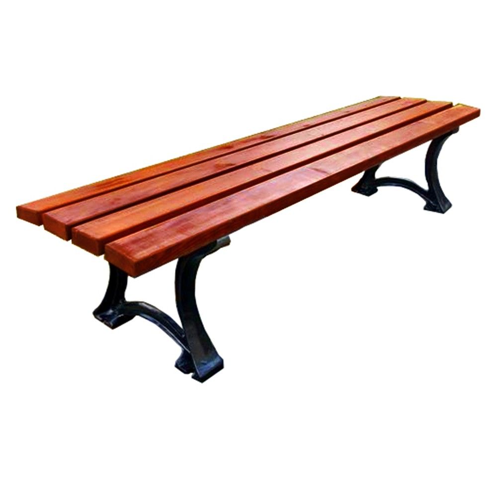 Lódzki öntöttvas pad háttámla nélkül 1106