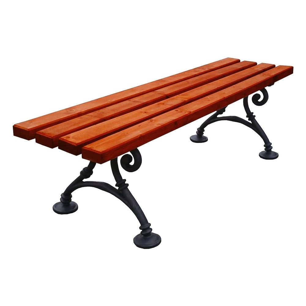 Bécsi öntöttvas pad háttámla nélkül 1110