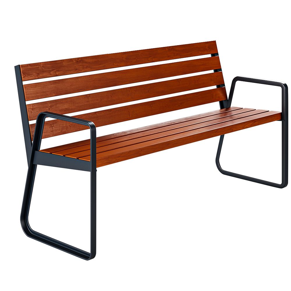 Astor öntöttvas pad karfával és háttámlával 1129