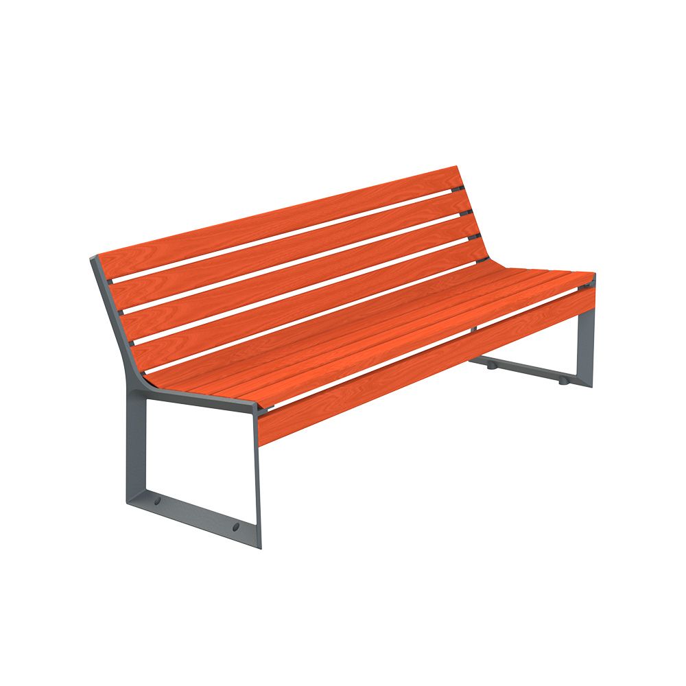 Porto alumínium öntvény pad háttámlával 1208 