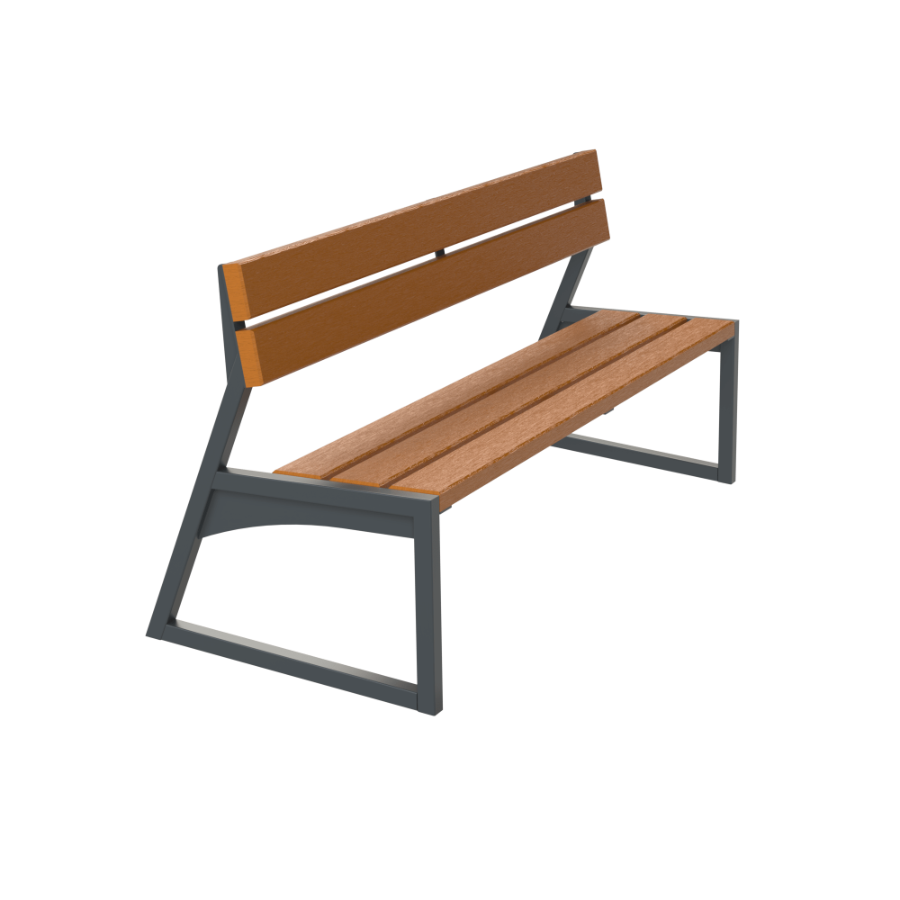 Insignia acél pad háttámlával 1308