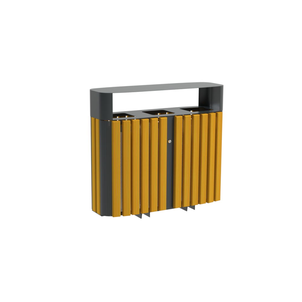 Nobilium fedeles szelektív hulladékgyűjtő 3x50L 3606