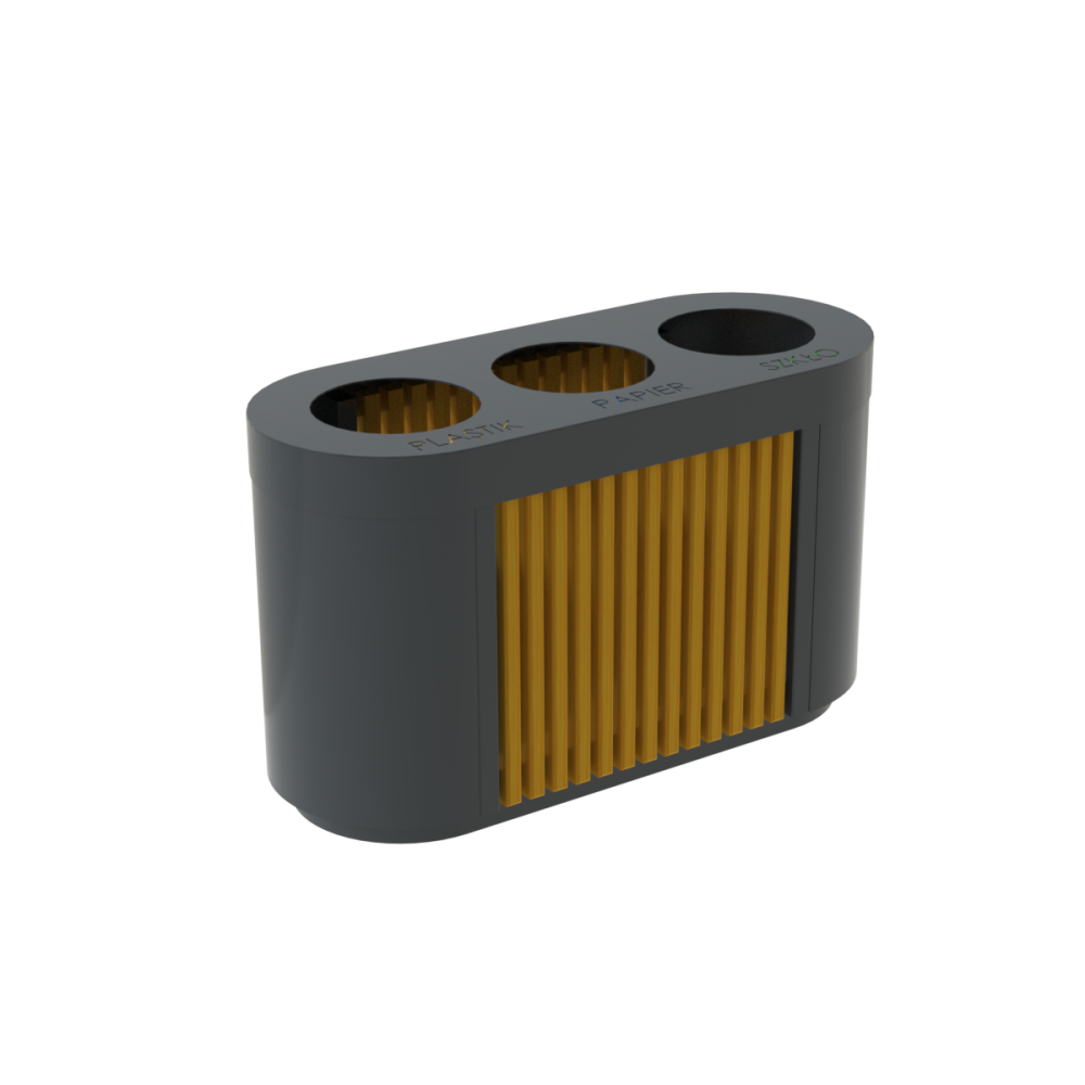 Sentra II. szelektív hulladékgyűjtő 3x50L 3609